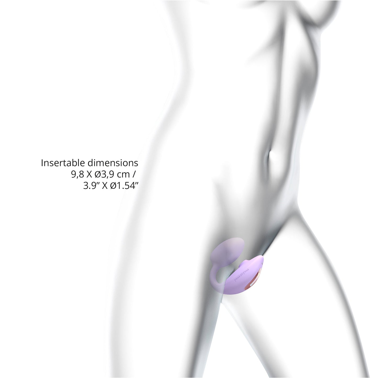 WONDERLOVER - VIVA MAUVE – Rechargeable, Discreet, Intimate Wellness Accessory – Quiet, Rechargeable, Waterproof, Couples & Solo Use, Discreet Intimate Wellness Accessory