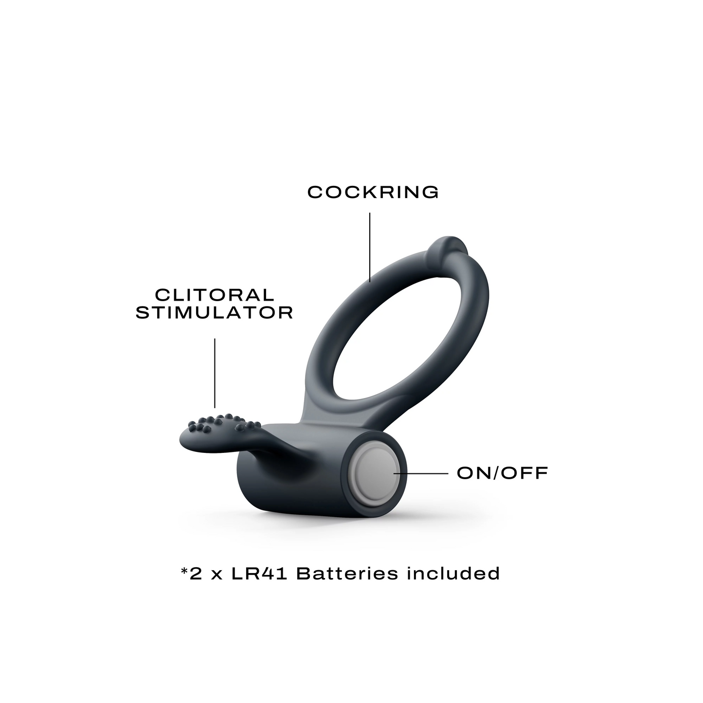 POWER CLIT BLACK – Rechargeable, Discreet, Intimate Wellness Accessory – Quiet, Rechargeable, Waterproof, Couples & Solo Use, Discreet Intimate Wellness Accessory