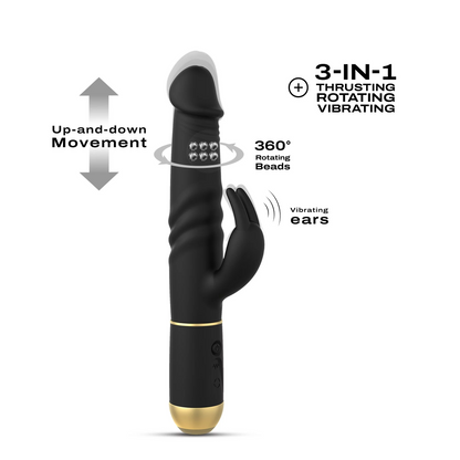 Furious Rabbit 2.0 – Rechargeable, Discreet, Intimate Wellness Accessory – Quiet, Rechargeable, Waterproof, Couples & Solo Use, Discreet Intimate Wellness Accessory