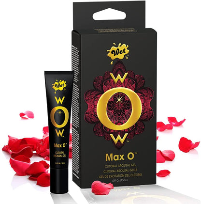 Wet WOW Clitoral Arousal Gel .5 Fl Ounce – Rechargeable, Discreet, Intimate Wellness Accessory – Quiet, Rechargeable, Waterproof, Couples & Solo Use, Discreet Intimate Wellness Accessory