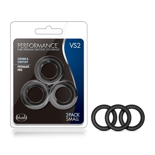 Performance VS2 Pure Silicone C Ring Sm – Rechargeable, Discreet, Intimate Wellness Accessory – Quiet, Rechargeable, Waterproof, Couples & Solo Use, Discreet Intimate Wellness Accessory