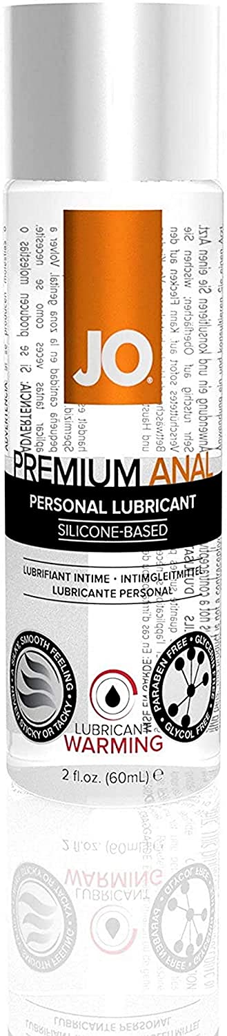 JO Premium backdoor - Warming - Lubricant 2 floz / 60 mL – Rechargeable, Discreet, Intimate Wellness Accessory – Quiet, Rechargeable, Waterproof, Couples & Solo Use, Discreet Intimate Wellness Accessory
