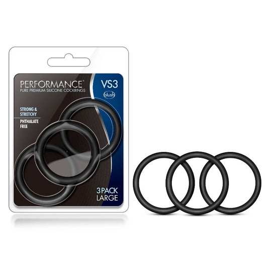 Performance VS3 Pure Silicone male Ring – Rechargeable, Discreet, Intimate Wellness Accessory – Quiet, Rechargeable, Waterproof, Couples & Solo Use, Discreet Intimate Wellness Accessory