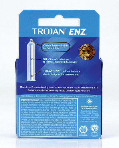 Trojan ENZ Box 3 – Rechargeable, Discreet, Intimate Wellness Accessory – Quiet, Rechargeable, Waterproof, Couples & Solo Use, Discreet Intimate Wellness Accessory