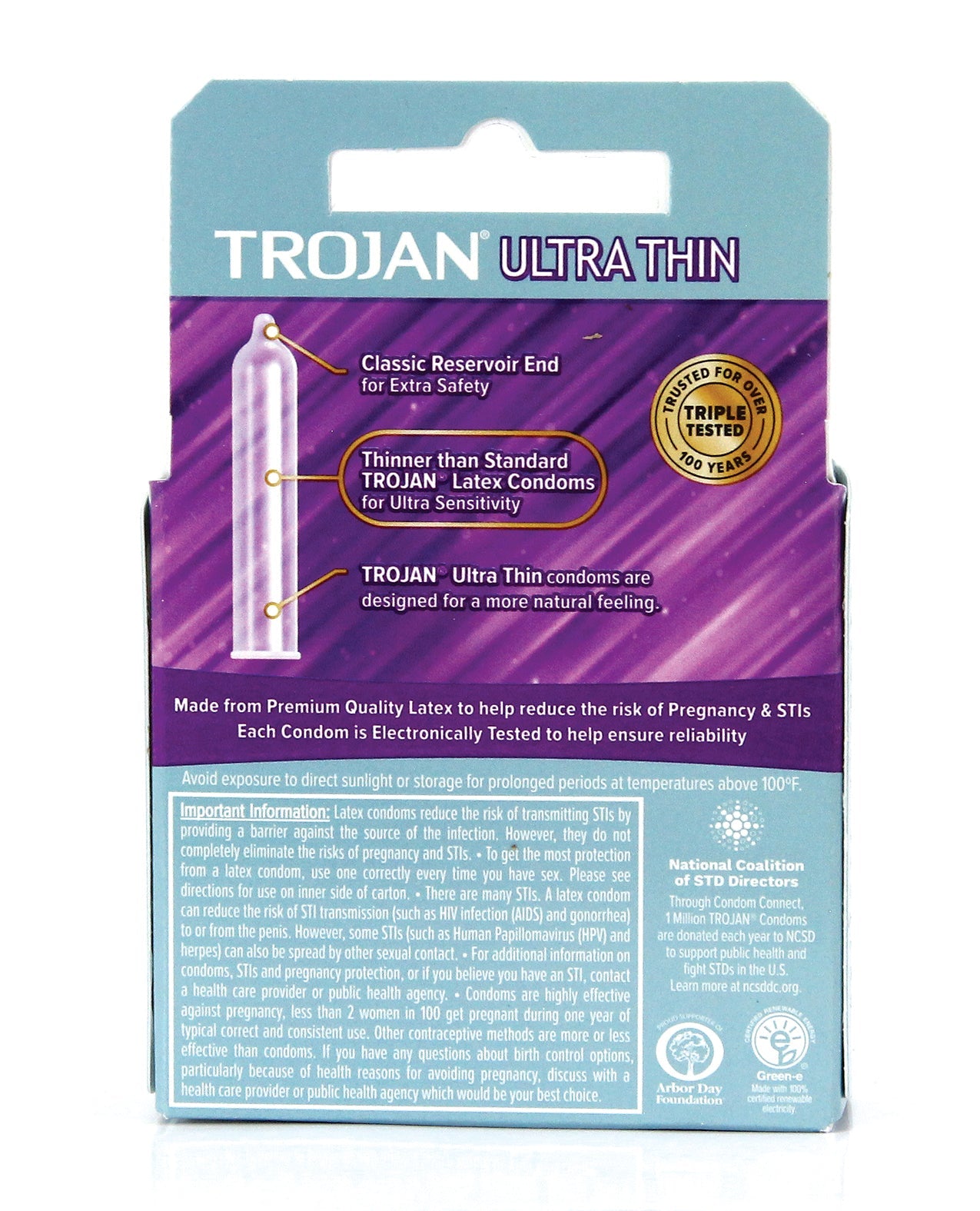 Trojan Ultra Thin Box 3 – Rechargeable, Discreet, Intimate Wellness Accessory – Quiet, Rechargeable, Waterproof, Couples & Solo Use, Discreet Intimate Wellness Accessory