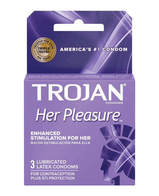 Trojan Her Pleasure Box 3 – Rechargeable, Discreet, Intimate Wellness Accessory – Quiet, Rechargeable, Waterproof, Couples & Solo Use, Discreet Intimate Wellness Accessory