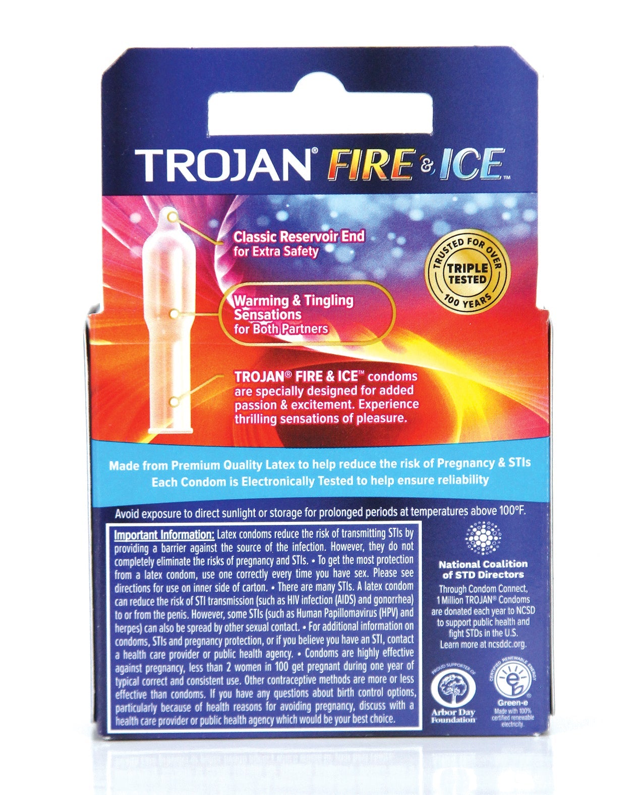 Trojan Fire & Ice Box 3 – Rechargeable, Discreet, Intimate Wellness Accessory – Quiet, Rechargeable, Waterproof, Couples & Solo Use, Discreet Intimate Wellness Accessory