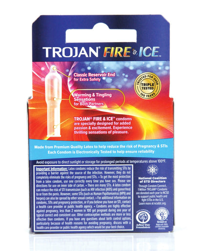 Trojan Fire & Ice Box 3 – Rechargeable, Discreet, Intimate Wellness Accessory – Quiet, Rechargeable, Waterproof, Couples & Solo Use, Discreet Intimate Wellness Accessory