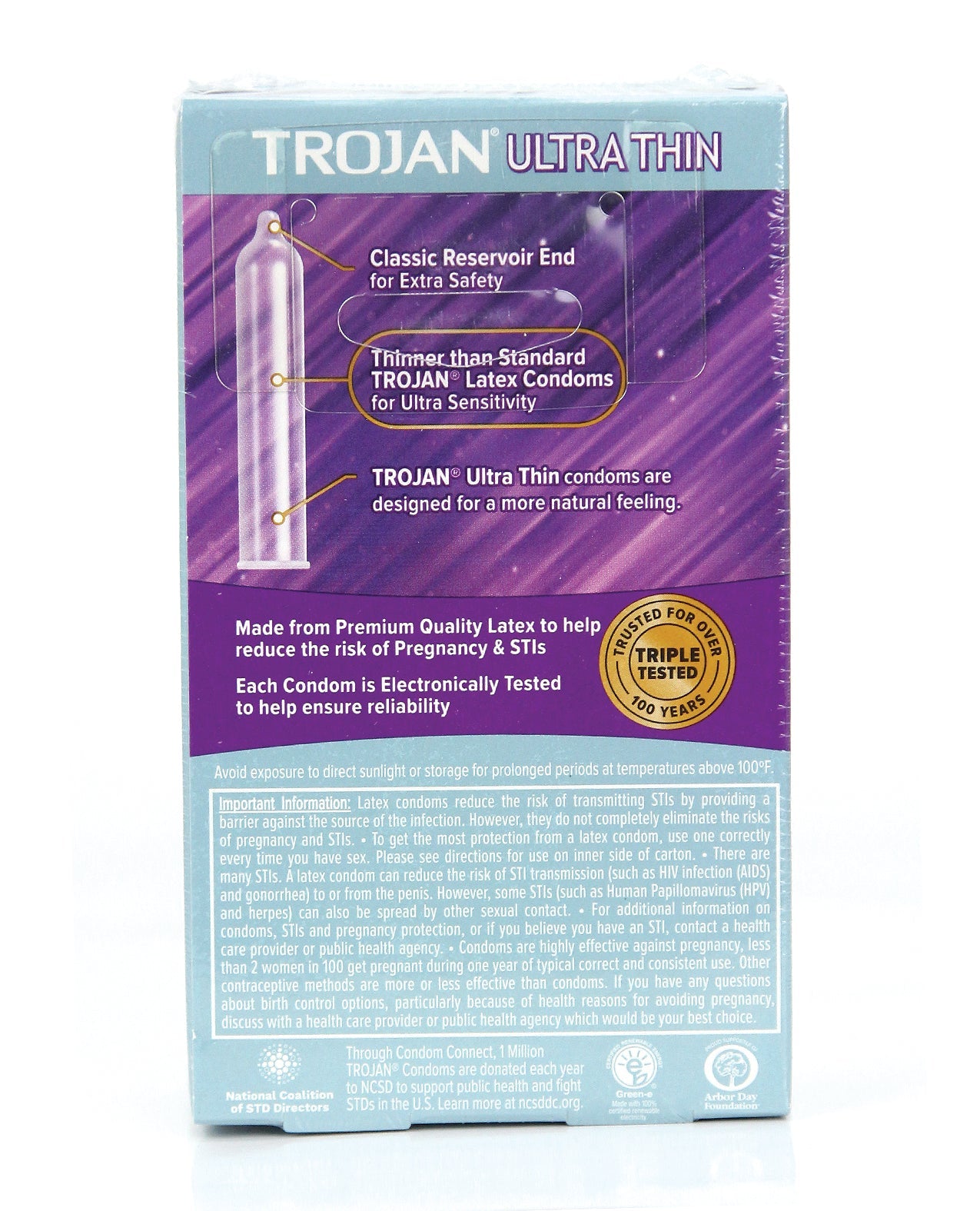 Trojan Ultra Thin Box 12 – Rechargeable, Discreet, Intimate Wellness Accessory – Quiet, Rechargeable, Waterproof, Couples & Solo Use, Discreet Intimate Wellness Accessory