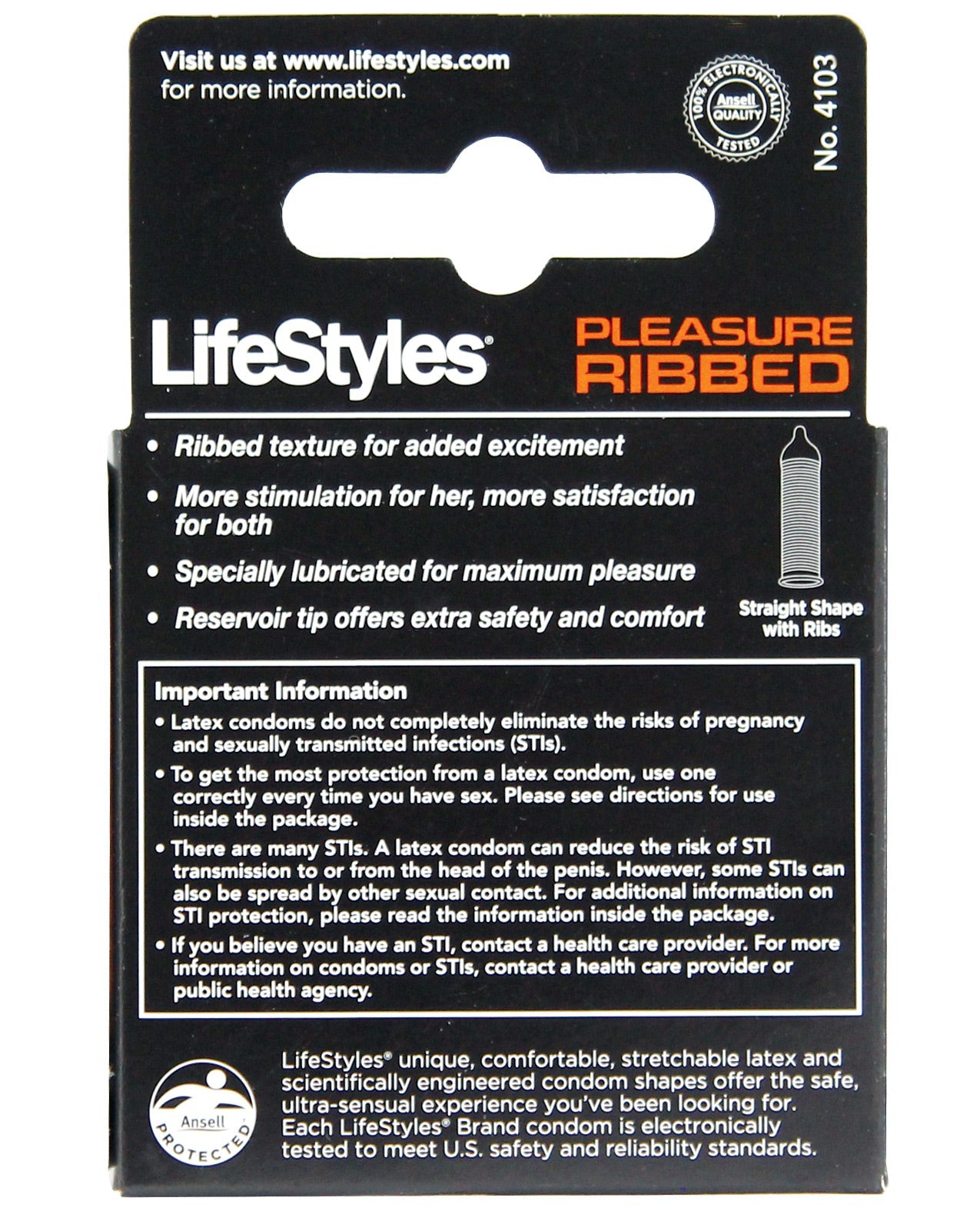 LifeStyles Ultra Ribbed Box 3 – Rechargeable, Discreet, Intimate Wellness Accessory – Quiet, Rechargeable, Waterproof, Couples & Solo Use, Discreet Intimate Wellness Accessory