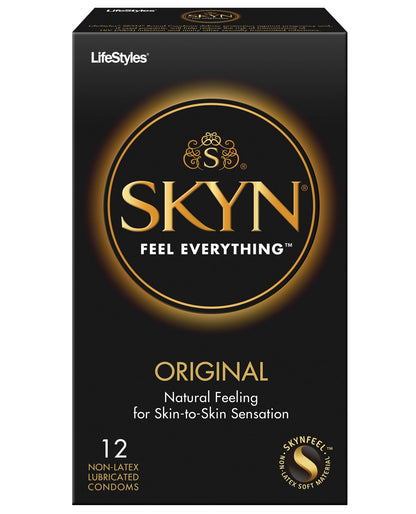 SKYN Original Box 12 – Rechargeable, Discreet, Intimate Wellness Accessory – Quiet, Rechargeable, Waterproof, Couples & Solo Use, Discreet Intimate Wellness Accessory