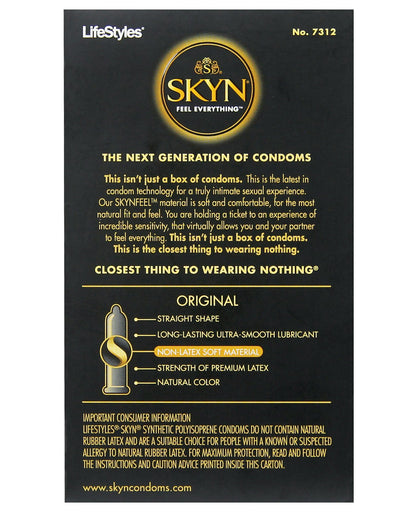 SKYN Original Box 12 – Rechargeable, Discreet, Intimate Wellness Accessory – Quiet, Rechargeable, Waterproof, Couples & Solo Use, Discreet Intimate Wellness Accessory