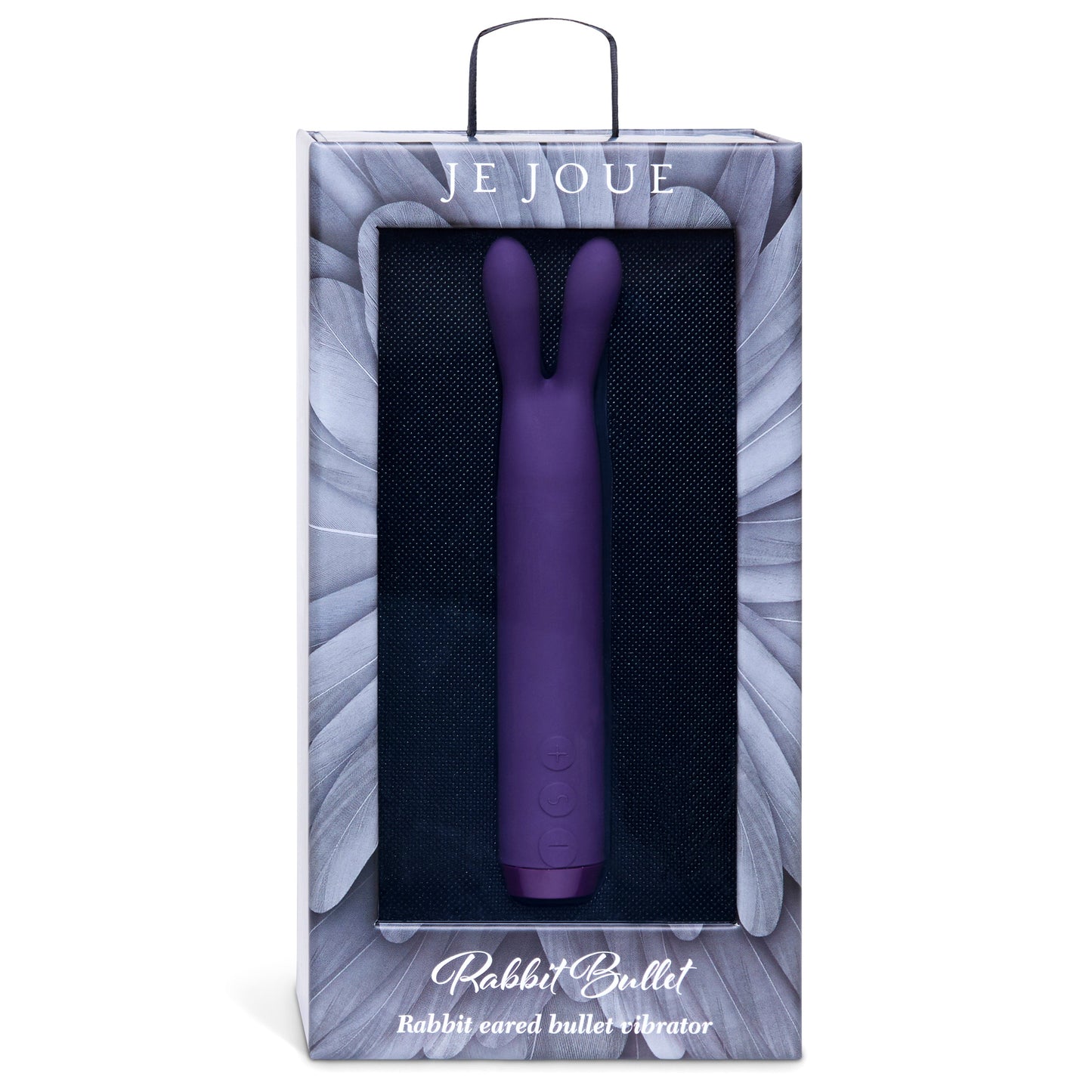 Je Joue Rabbit Bullet massager Purple – Rechargeable, Discreet, Intimate Wellness Accessory – Quiet, Rechargeable, Waterproof, Couples & Solo Use, Discreet Intimate Wellness Accessory