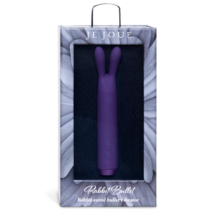 Je Joue Rabbit Bullet massager Purple – Rechargeable, Discreet, Intimate Wellness Accessory – Quiet, Rechargeable, Waterproof, Couples & Solo Use, Discreet Intimate Wellness Accessory