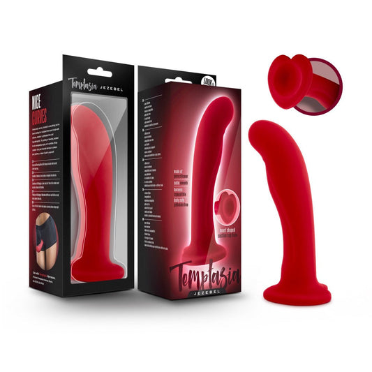Temptasia - Jezebel - Crimson – Rechargeable, Discreet, Intimate Wellness Accessory – Quiet, Rechargeable, Waterproof, Couples & Solo Use, Discreet Intimate Wellness Accessory