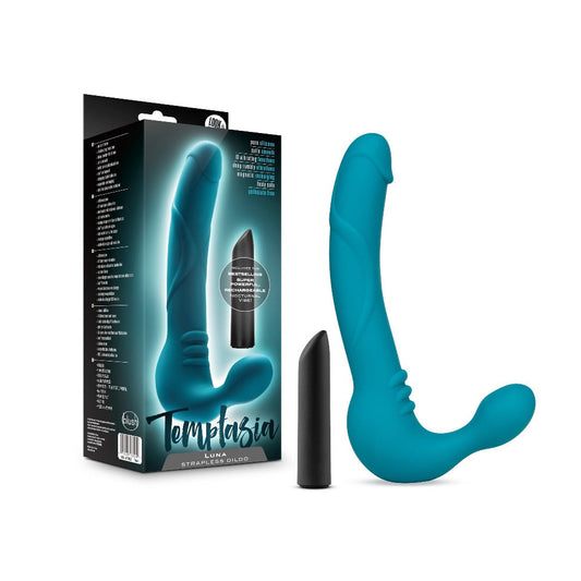 Temptasia Luna Strapless Silicone personal massager – Rechargeable, Discreet, Intimate Wellness Accessory – Quiet, Rechargeable, Waterproof, Couples & Solo Use, Discreet Intimate Wellness Accessory