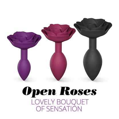 OPEN ROSES M - PLUM STAR – Rechargeable, Discreet, Intimate Wellness Accessory – Quiet, Rechargeable, Waterproof, Couples & Solo Use, Discreet Intimate Wellness Accessory