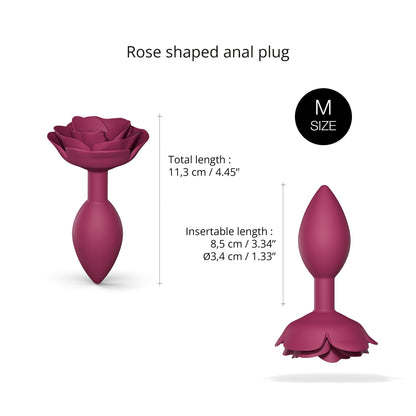 OPEN ROSES M - PLUM STAR – Rechargeable, Discreet, Intimate Wellness Accessory – Quiet, Rechargeable, Waterproof, Couples & Solo Use, Discreet Intimate Wellness Accessory