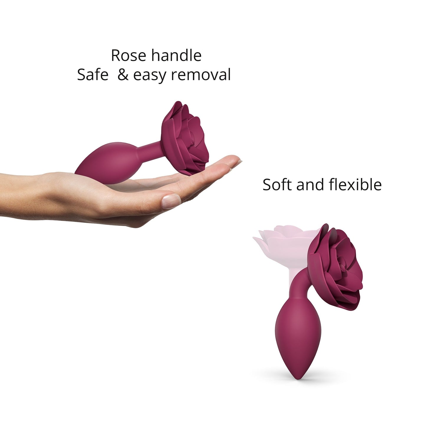 OPEN ROSES M - PLUM STAR – Rechargeable, Discreet, Intimate Wellness Accessory – Quiet, Rechargeable, Waterproof, Couples & Solo Use, Discreet Intimate Wellness Accessory
