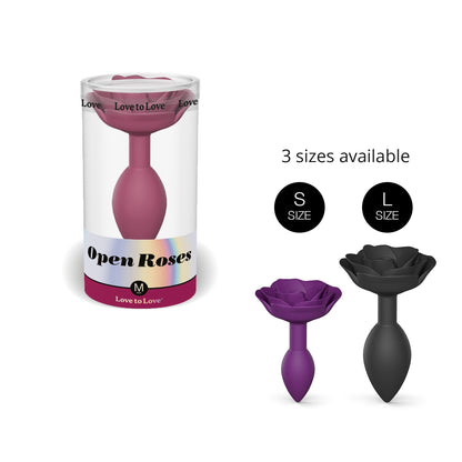 OPEN ROSES M - PLUM STAR – Rechargeable, Discreet, Intimate Wellness Accessory – Quiet, Rechargeable, Waterproof, Couples & Solo Use, Discreet Intimate Wellness Accessory