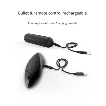 SECRET PANTY 2 - BLACK ONYX – Rechargeable, Discreet, Intimate Wellness Accessory – Quiet, Rechargeable, Waterproof, Couples & Solo Use, Discreet Intimate Wellness Accessory
