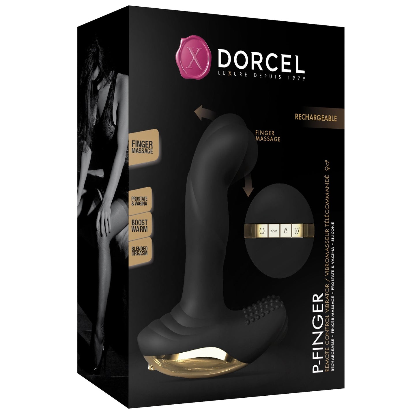 P-FINGER – Rechargeable, Discreet, Intimate Wellness Accessory – Quiet, Rechargeable, Waterproof, Couples & Solo Use, Discreet Intimate Wellness Accessory