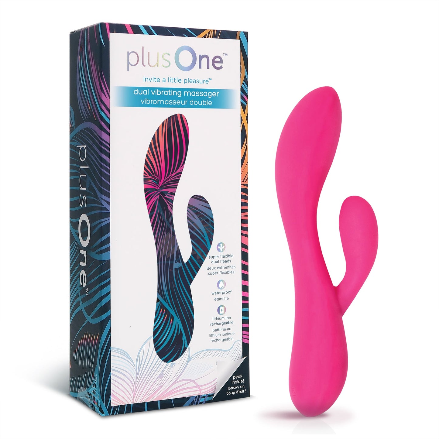 Dual Vibrating Massager – Rechargeable, Discreet, Intimate Wellness Accessory – Quiet, Rechargeable, Waterproof, Couples & Solo Use, Discreet Intimate Wellness Accessory