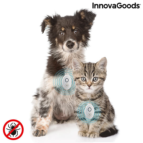 Rechargeable Ultrasound Parasite Repellent for Pets PetRep InnovaGoods