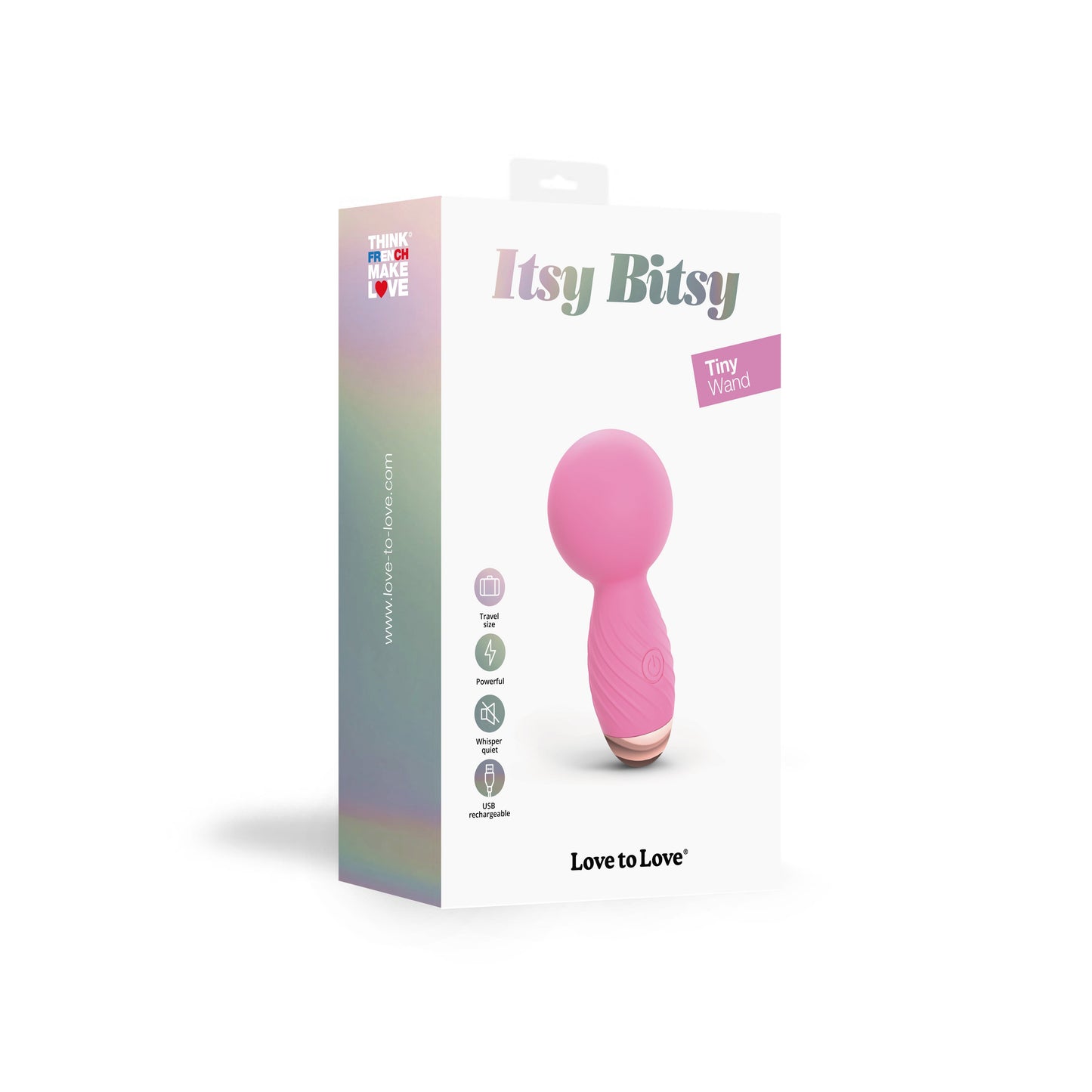 ITSY BITSY - PINK PASSION – Rechargeable, Discreet, Intimate Wellness Accessory – Quiet, Rechargeable, Waterproof, Couples & Solo Use, Discreet Intimate Wellness Accessory