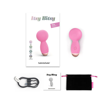 ITSY BITSY - PINK PASSION – Rechargeable, Discreet, Intimate Wellness Accessory – Quiet, Rechargeable, Waterproof, Couples & Solo Use, Discreet Intimate Wellness Accessory