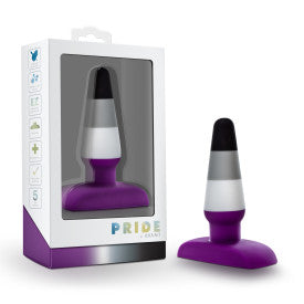 Avant Pride P7  Ace - Purp/Wht/Gry/Blk * – Rechargeable, Discreet, Intimate Wellness Accessory – Quiet, Rechargeable, Waterproof, Couples & Solo Use, Discreet Intimate Wellness Accessory