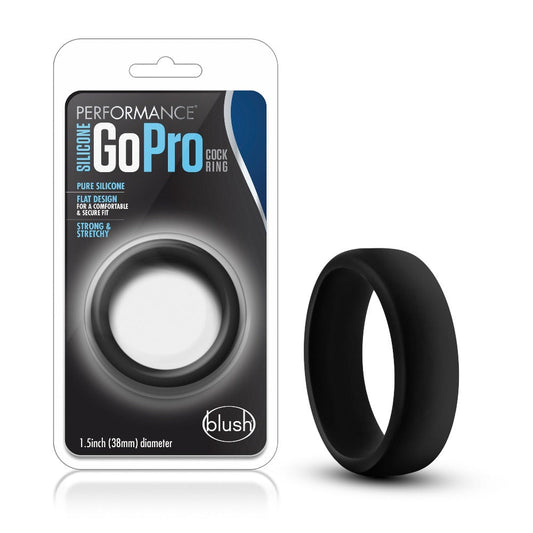 Performance Silicone Go Pro C Ring -Blk – Rechargeable, Discreet, Intimate Wellness Accessory – Quiet, Rechargeable, Waterproof, Couples & Solo Use, Discreet Intimate Wellness Accessory