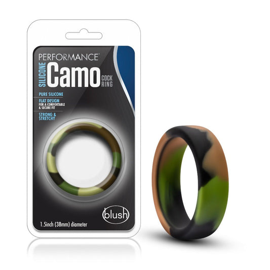 Performance Silico Camo CRing-Green Camo – Rechargeable, Discreet, Intimate Wellness Accessory – Quiet, Rechargeable, Waterproof, Couples & Solo Use, Discreet Intimate Wellness Accessory