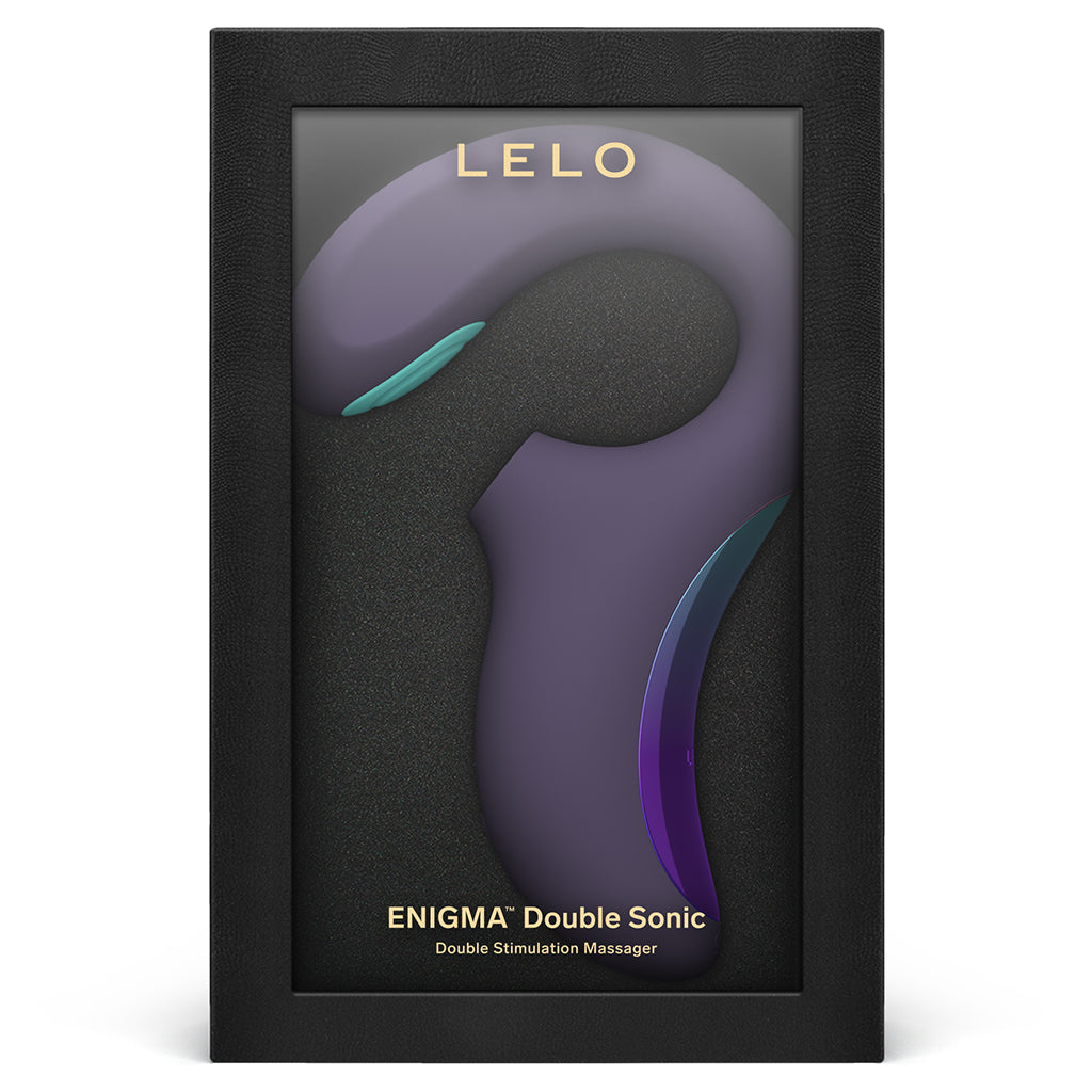 Enigma Double Sonic Purple – Rechargeable, Discreet, Intimate Wellness Accessory – Quiet, Rechargeable, Waterproof, Couples & Solo Use, Discreet Intimate Wellness Accessory