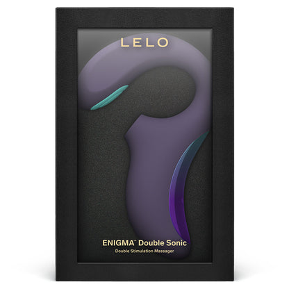 Enigma Double Sonic Purple – Rechargeable, Discreet, Intimate Wellness Accessory – Quiet, Rechargeable, Waterproof, Couples & Solo Use, Discreet Intimate Wellness Accessory