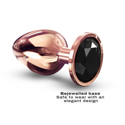 Diamond Plug Rose Gold Large – Rechargeable, Discreet, Intimate Wellness Accessory – Quiet, Rechargeable, Waterproof, Couples & Solo Use, Discreet Intimate Wellness Accessory