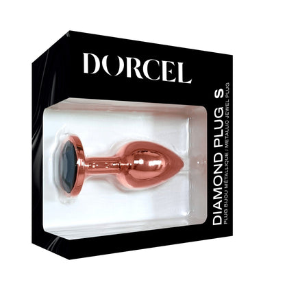Diamond Plug Rose Gold Small – Rechargeable, Discreet, Intimate Wellness Accessory – Quiet, Rechargeable, Waterproof, Couples & Solo Use, Discreet Intimate Wellness Accessory