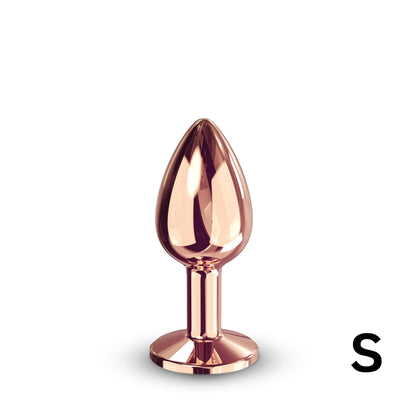 Diamond Plug Rose Gold Small – Rechargeable, Discreet, Intimate Wellness Accessory – Quiet, Rechargeable, Waterproof, Couples & Solo Use, Discreet Intimate Wellness Accessory