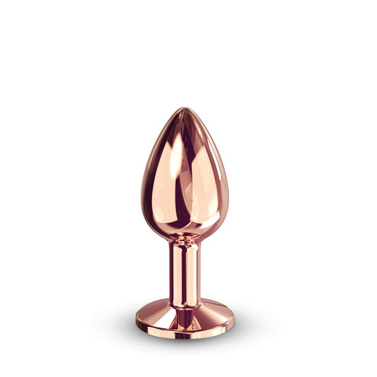 Diamond Plug Rose Gold Small – Rechargeable, Discreet, Intimate Wellness Accessory – Quiet, Rechargeable, Waterproof, Couples & Solo Use, Discreet Intimate Wellness Accessory