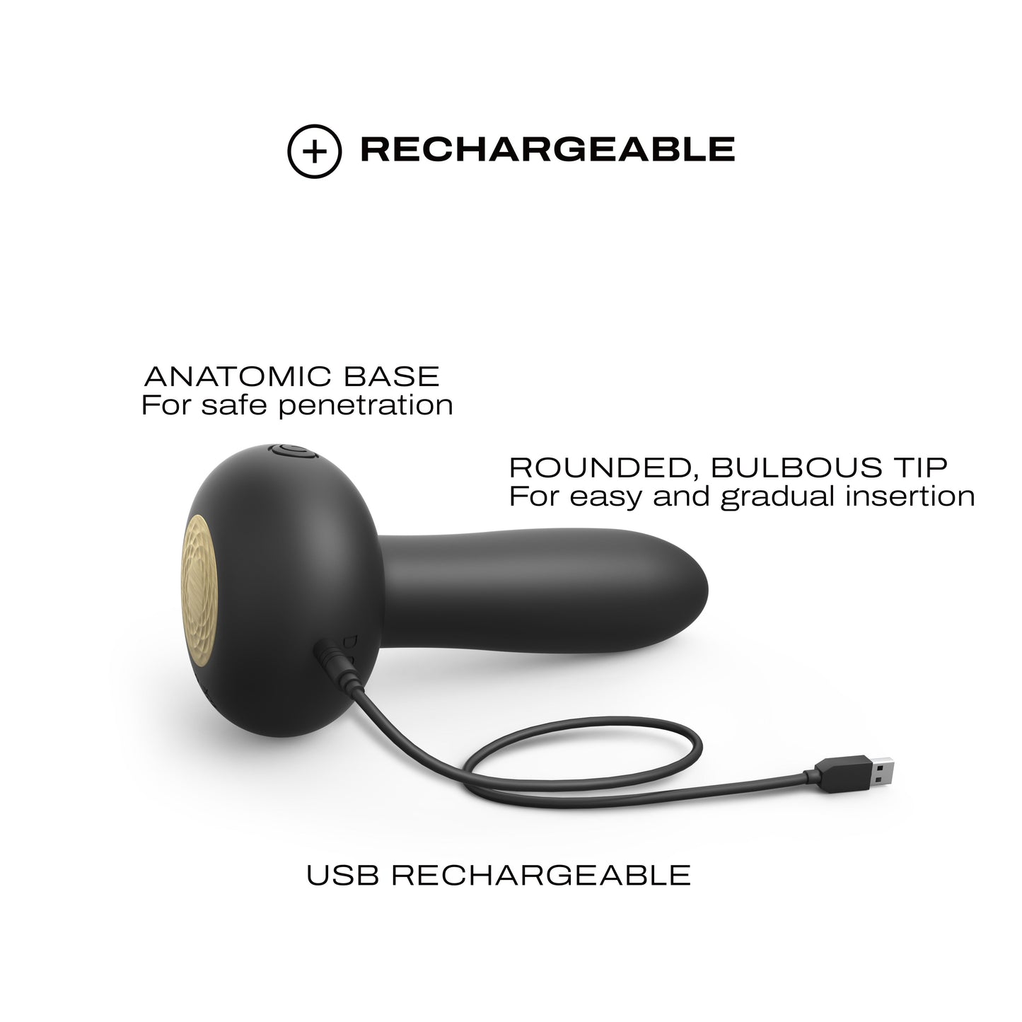 Deep Thrust – Rechargeable, Discreet, Intimate Wellness Accessory – Quiet, Rechargeable, Waterproof, Couples & Solo Use, Discreet Intimate Wellness Accessory