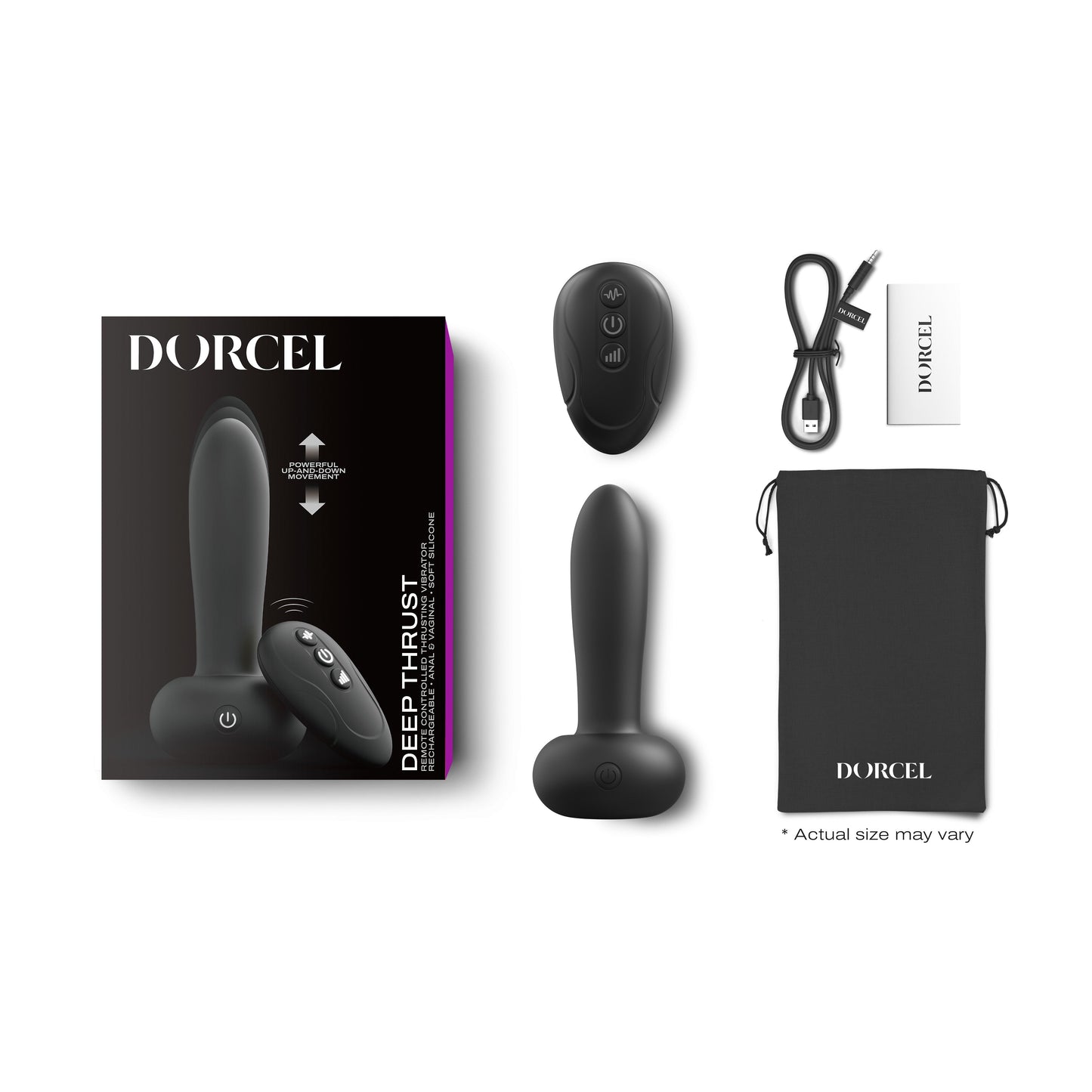 Deep Thrust – Rechargeable, Discreet, Intimate Wellness Accessory – Quiet, Rechargeable, Waterproof, Couples & Solo Use, Discreet Intimate Wellness Accessory