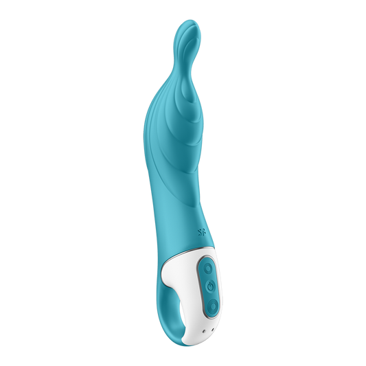 A-Mazing 2 - Turquoise – Rechargeable, Discreet, Intimate Wellness Accessory – Quiet, Rechargeable, Waterproof, Couples & Solo Use, Discreet Intimate Wellness Accessory