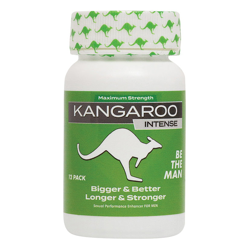 Kangaroo 'Green' Intense For Him 12 Count Bottle.