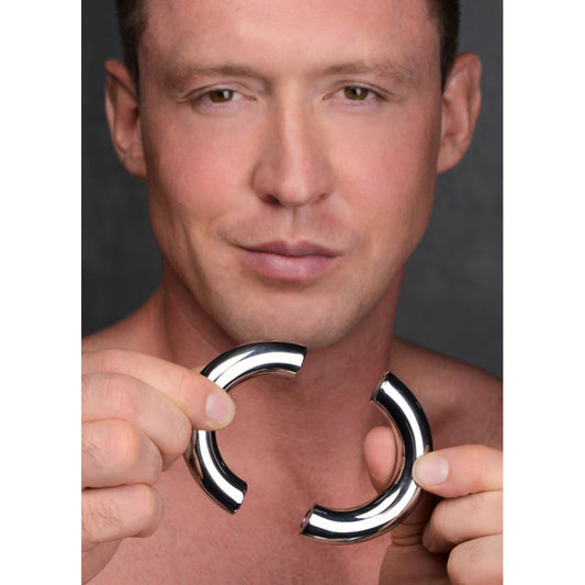 Mega Magnetize Stainless Magnetic Ring – Rechargeable, Discreet, Intimate Wellness Accessory – Quiet, Rechargeable, Waterproof, Couples & Solo Use, Discreet Intimate Wellness Accessory