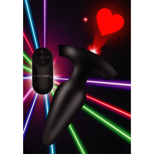 Laser Heart Medium backdoor Plug w/ RC * – Rechargeable, Discreet, Intimate Wellness Accessory – Quiet, Rechargeable, Waterproof, Couples & Solo Use, Discreet Intimate Wellness Accessory