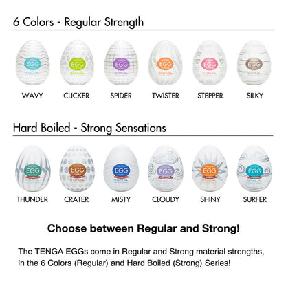EGG HardBoiled 6pack Variety Pack – Rechargeable, Discreet, Intimate Wellness Accessory – Quiet, Rechargeable, Waterproof, Couples & Solo Use, Discreet Intimate Wellness Accessory