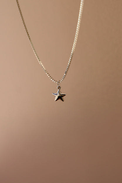 SILVER STAR CHARM