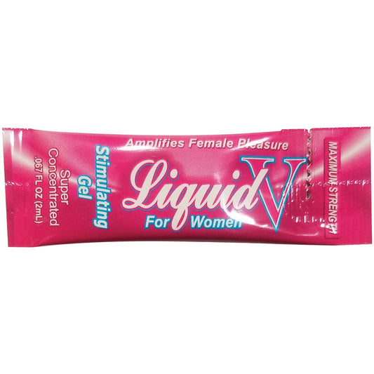 Liquid V For Women Stimulating Gel Foil.