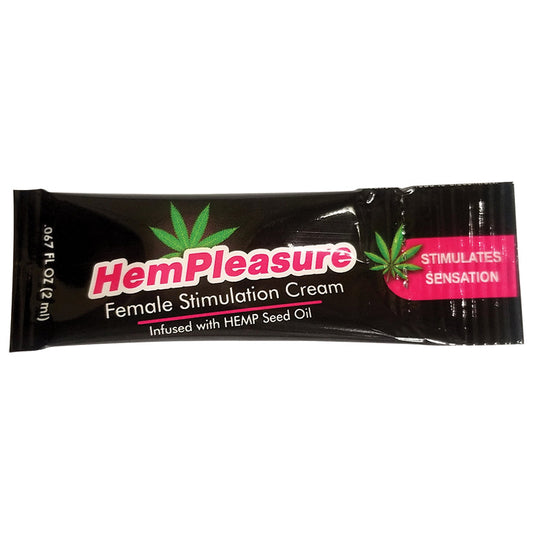 HemPleasure Female Stimulation Cream Foil 2ml.