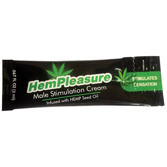 HemPleasure Male Stimulation Cream Foil 2ml.